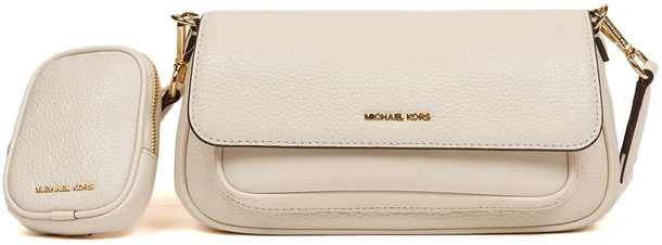 Jasnokremowa listonoszka Michael Kors 35S6GTVC0L ze skóry