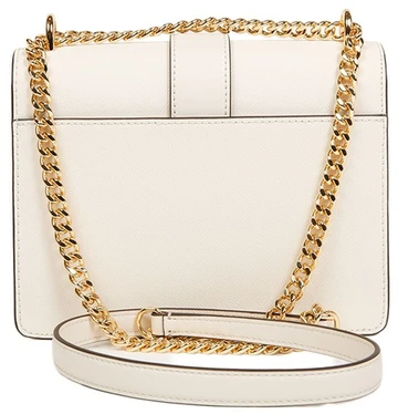 Jasnokremowa skórzana listonoszka Michael Kors 35S5GGRC1L