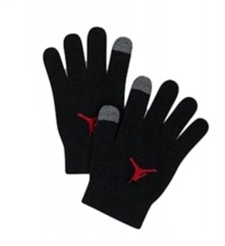 Jaunimo rinkinys Žieminė kepurė + Pirštinės Air Jordan Essential Pom Beanie Set Juoda - 9A0869-023