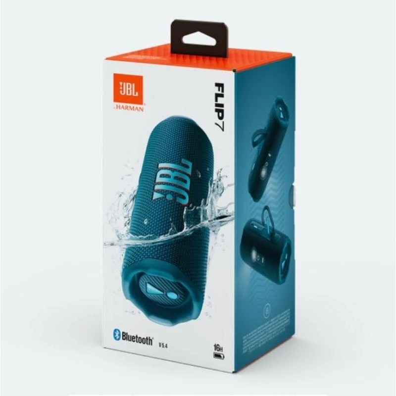 JBL FLIP 7 BLU nešiojamasis garsiakalbis, mėlynas