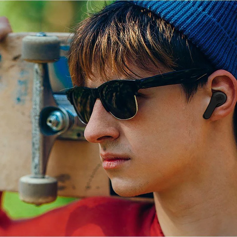 Belaidės Ausinės JBL Wave Beam, Juodos