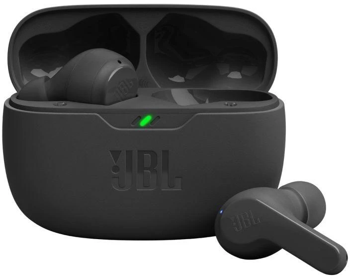 Belaidės Ausinės JBL Wave Beam, Juodos