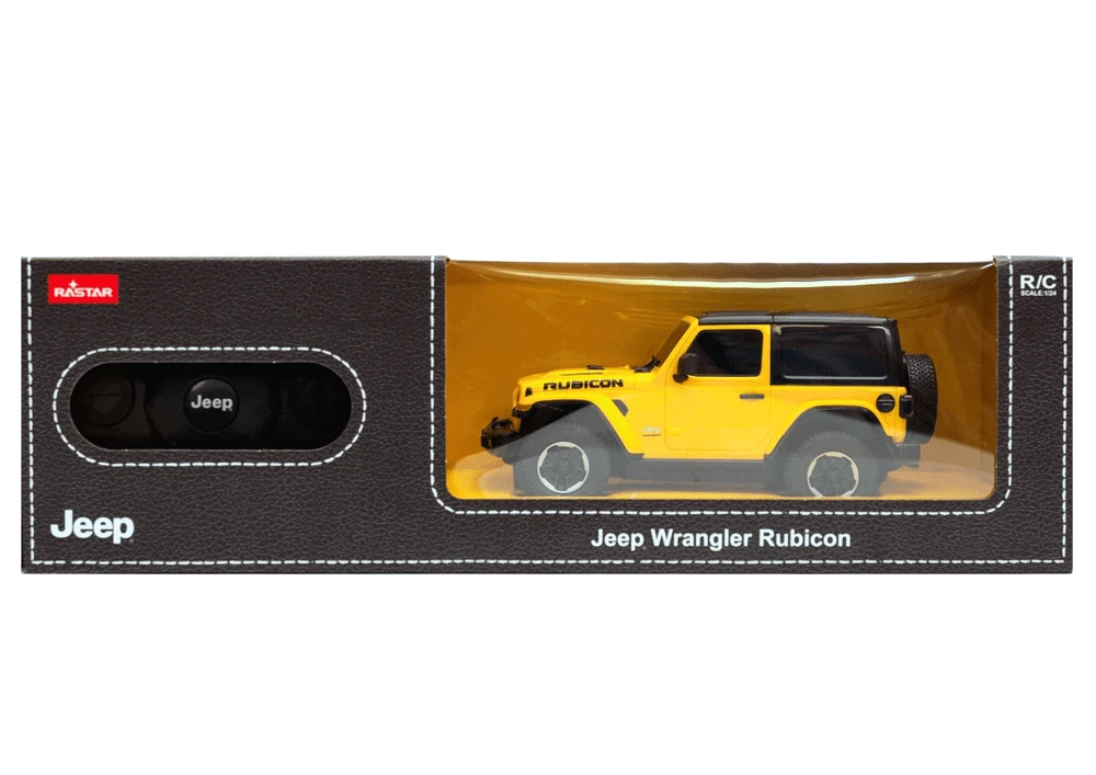 Rastar Nuotoliniu būdu valdomas JEEP Wrangler JL Rubicon modelis 1:24