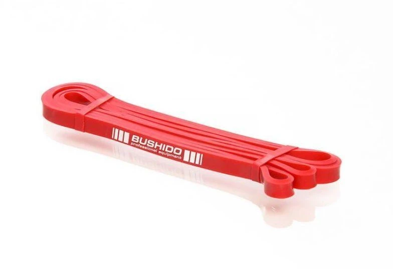 Jėgos juosta 13 - Sustiprinta treniruočių juosta DBX BUSHIDO RAUDONA 7-16 KG