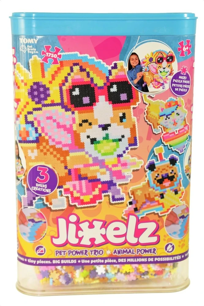 Dėlionė Qelements Jixelz kūrybinė mozaika „Mieli augintiniai“ (1750 d.)
