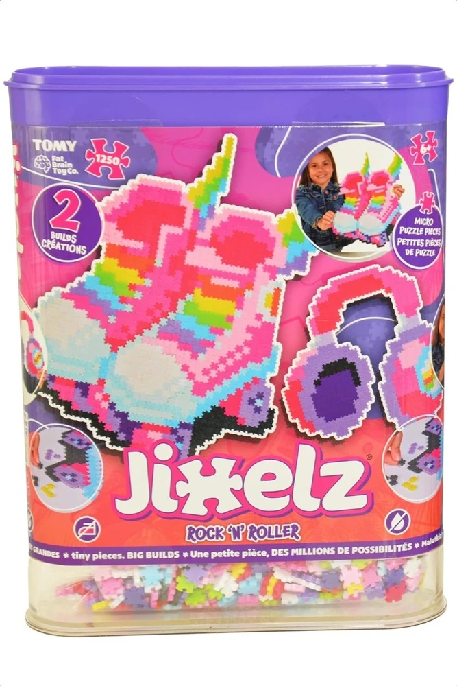 Dėlionė Qelements Jixelz kūrybinė mozaika „Riedučiai ir ausinės“ (1250 d.)