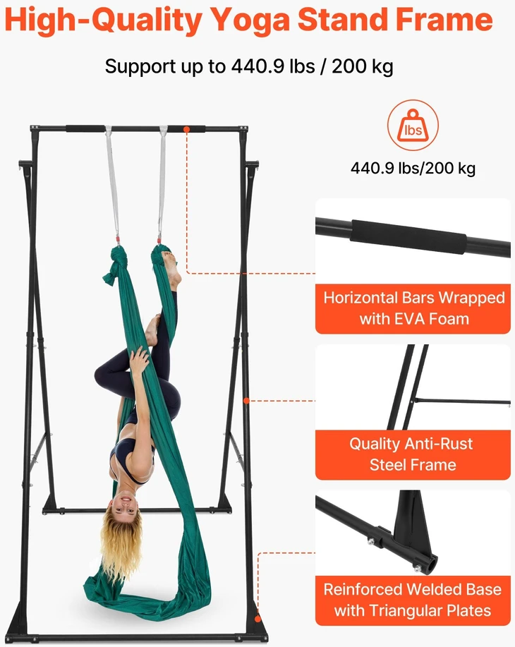 Jogos stovas VEVOR HM-559KT6G, 200 kg apkrova