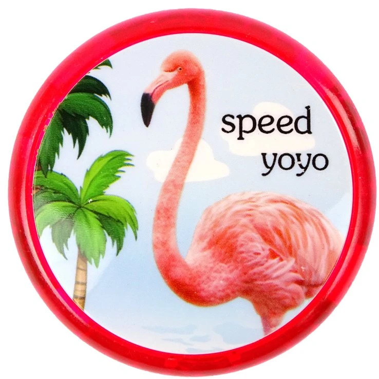 Lean Toys Yoyo su flamingais, rožinė