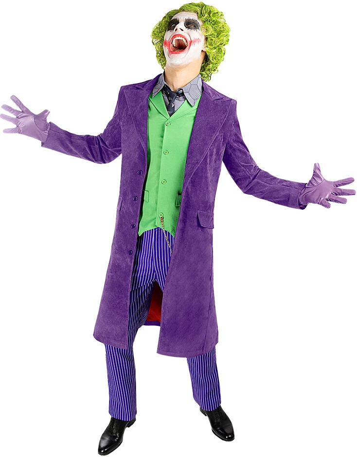 Jokerio kostiumas vyrams – Tamsos riteris (The Dark Knight), Diamond Edition