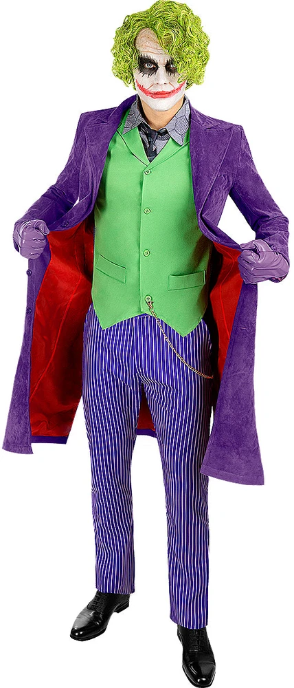 Jokerio kostiumas vyrams – Tamsos riteris (The Dark Knight), Diamond Edition