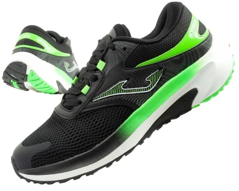Joma Active vyriški bėgimo bateliai, patogūs, patvarūs, juodi, žali, balti