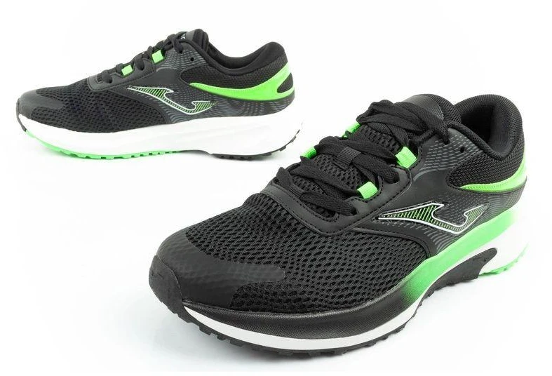 Joma Active vyriški bėgimo bateliai, patogūs, patvarūs, juodi, žali, balti