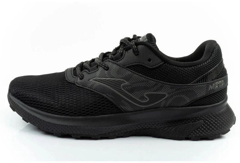 Joma Meta - Vyriški sportiniai bateliai bėgimui, lengvi, patogūs, ilgaamžiai, juodi