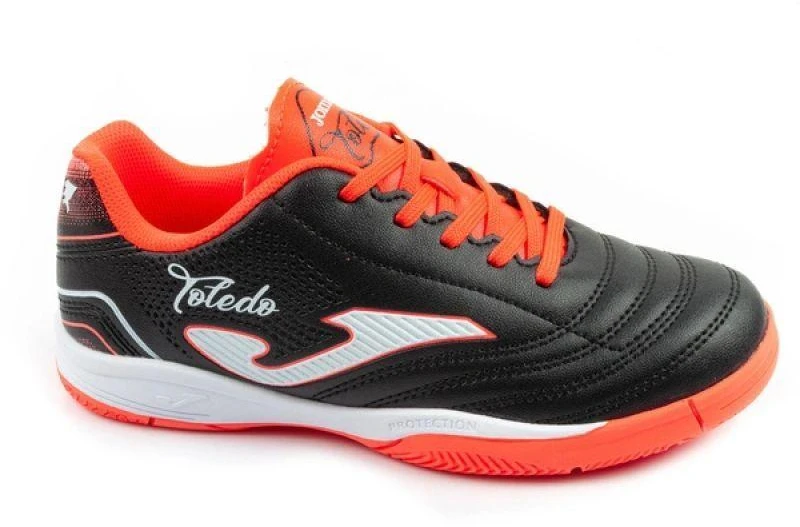 Joma Toledo JR 2601 vaikiški futbolo bateliai salės futbolui, juodi