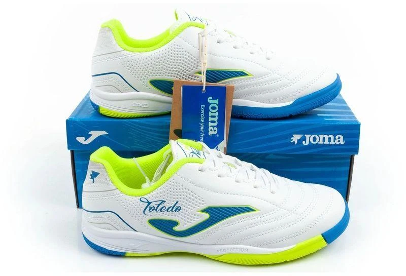 Joma Toledo JR 2602 salės futbolo bateliai vaikams, balti
