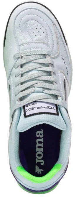 Joma Top Flex 2505 salės futbolo batai balti ir violetiniai TOPW2505IN