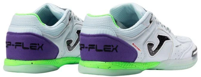 Joma Top Flex 2505 salės futbolo batai balti ir violetiniai TOPW2505IN