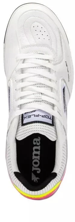 Joma Top Flex 2532 Salės futbolo bateliai balti ir juodi TOPW2532IN