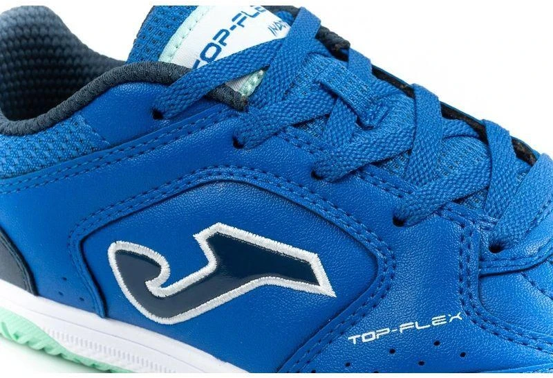 Joma Top Flex 2604 vaikiški futbolo bateliai salės futbolui, mėlyni
