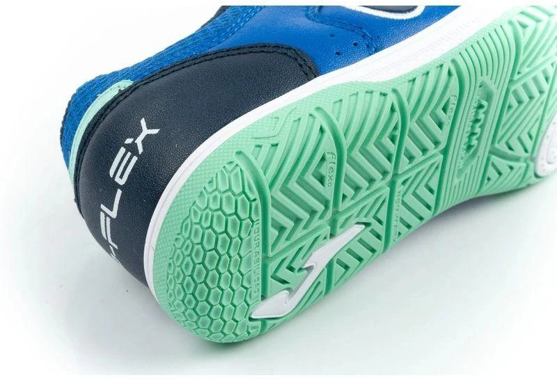 Joma Top Flex 2604 vaikiški futbolo bateliai salės futbolui, mėlyni
