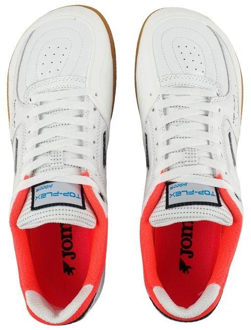 Joma Top Flex Foot Shape 2502 Salės Futbolo Bateliai Balti FOTOPW2502IN