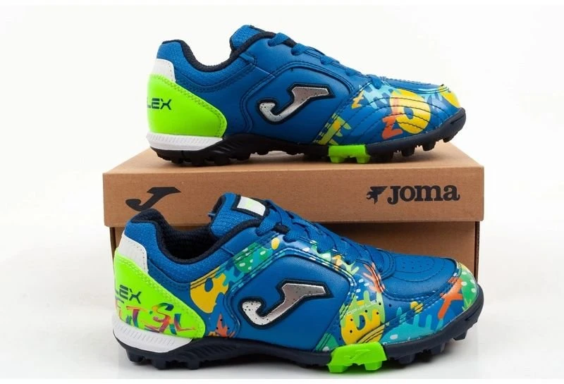Joma vaikų turfo bateliai Top Flex JR, mėlyni