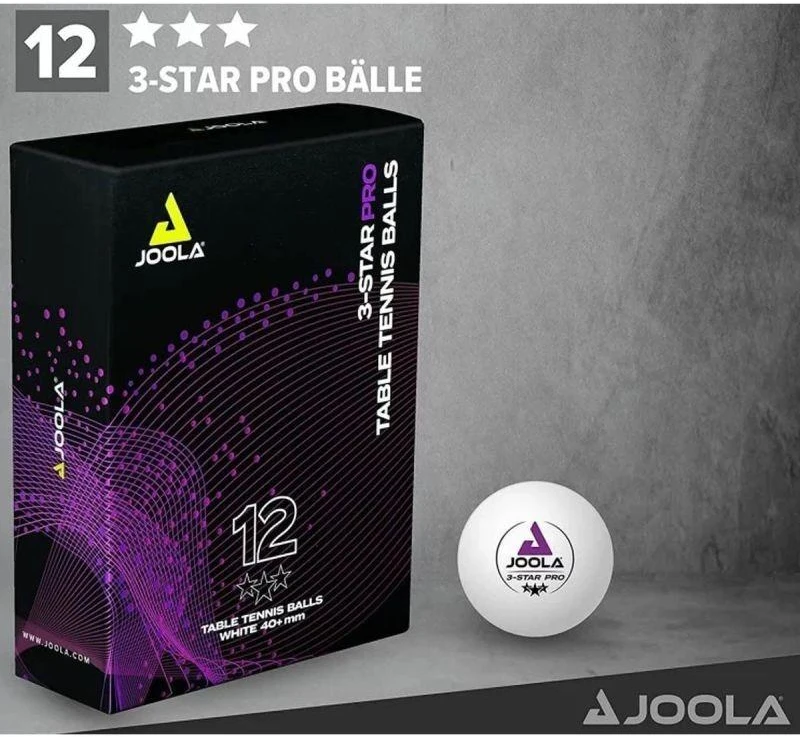 Joola stalo teniso kamuoliukai 3 žvaigždučių