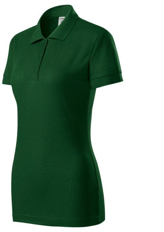 Joy Moterų Polo marškinėliai (Butelių žalia)