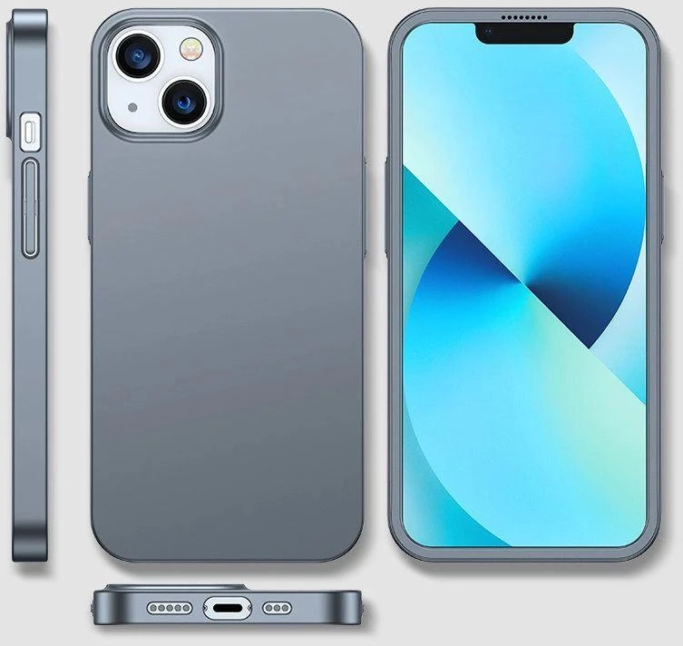 Joyroom 360 priekinis ir galinis dangtelis telefonui Apple iPhone 13 + apsauginis ekrano stiklas pilkas (JR-BP927 tranish)
