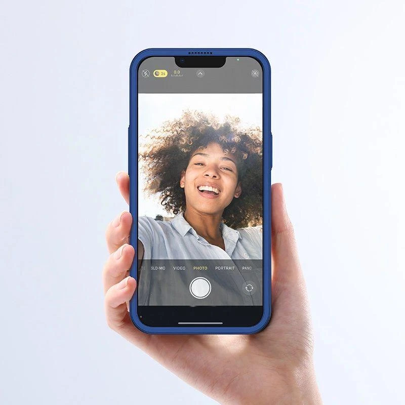 Joyroom 360 priekinis ir galinis dangtelis telefonui Apple iPhone 13 Pro + apsauginis ekrano stiklas mėlynos spalvos (JR-BP935 mėlynos spalvos)