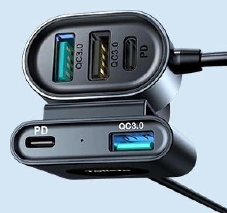 Automobilinis įkroviklis JOYROOM JR-CL05 72W (juodas)
