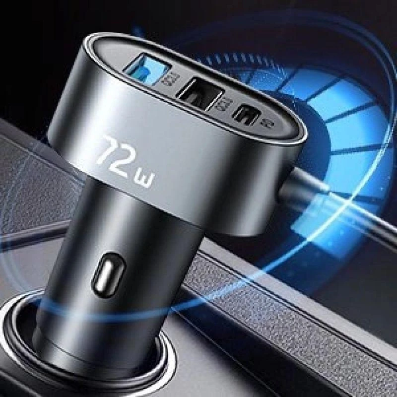 Automobilinis įkroviklis JOYROOM JR-CL05 72W (juodas)