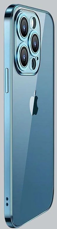 Dėklas Joyroom Chery Mirror Case Cover for Apple iPhone 13 Pro su metaliniu rėmeliu Sidabrinis (JR-BP908 sidabrinės spalvos)