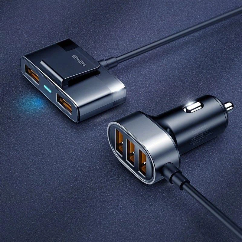 Automobilinis įkroviklis Joyroom JR-CL03 5xUSB 6.2A juodas