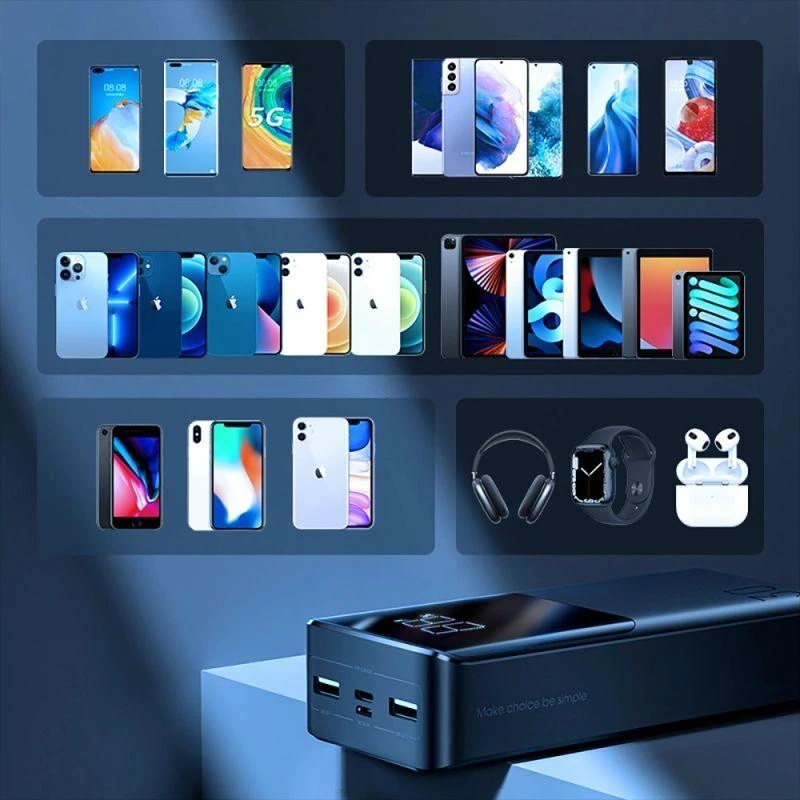 Išorinė baterija Power Bank Joyroom JR-QP193 22.5W 30000mAh juoda