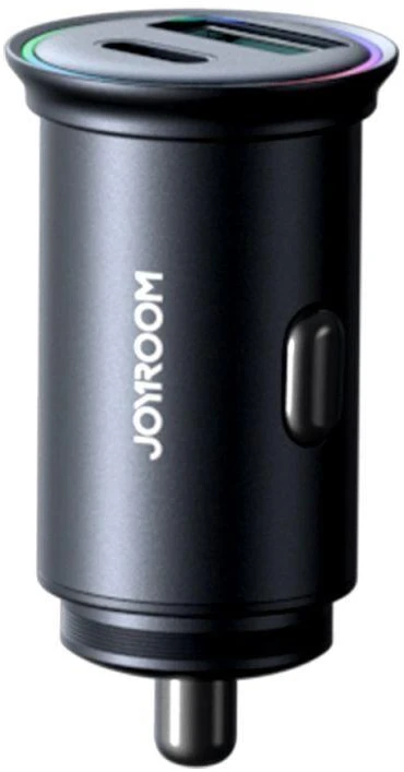 Joyroom JR-CCN04 60W USB-A USB-C mini įkroviklis - juodas