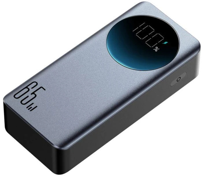 Joyroom JR-PBF05 Pro 30000mAh 65W išorinė baterija (powerbank) su skaitmeniniu ekranu, 2x USB-C, 1x USB-A – Juoda