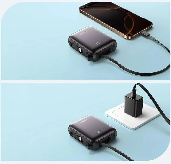 Išorinė baterija Power Bank Joyroom JR-PBF27 22.5W Mini 10000mAh juoda