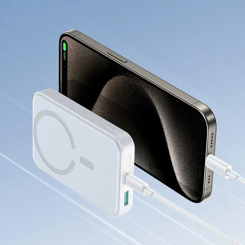 Išorinė baterija Power Bank Joyroom JR-W020 20W MagSafe 10000mAh balta