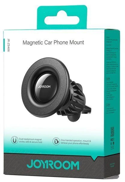 Automobilinis telefono laikiklis Joyroom JR-ZS406 (air vent) juodas