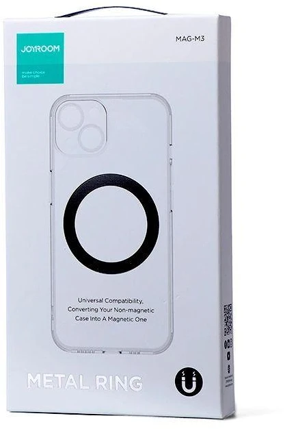 Joyroom set of metal magnetic rings for smartphone 2 pcs. rožinės spalvos (JR-Mag-M3)