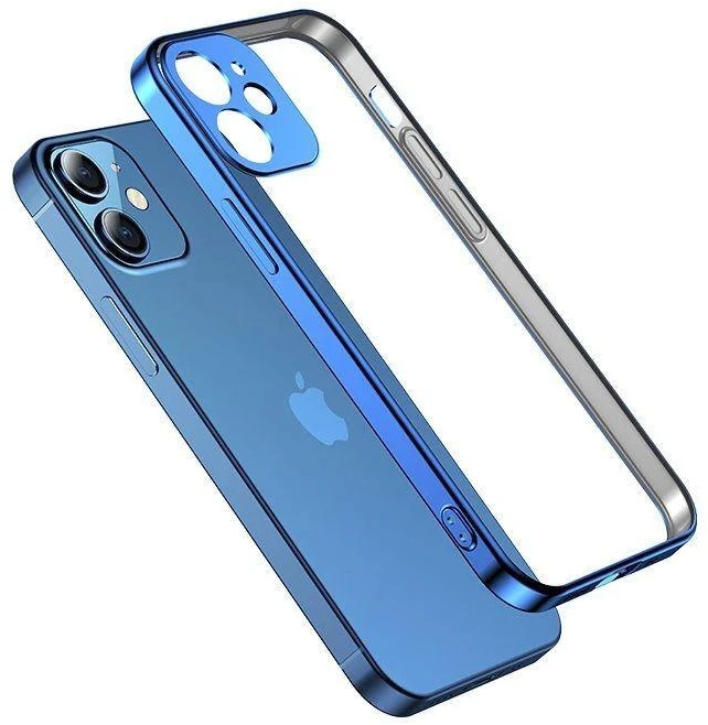 Joyroom New Beauty Series ultra plonas with electroplated frame iPhone 12 Pro Max dėklas telefonui aukso spalvos (JR-BP744)