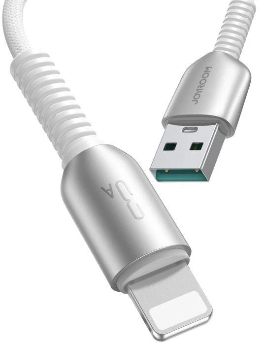 USB kabelis Joyroom S-A51 USB-A į Lightning 3A 1.2m pilkas