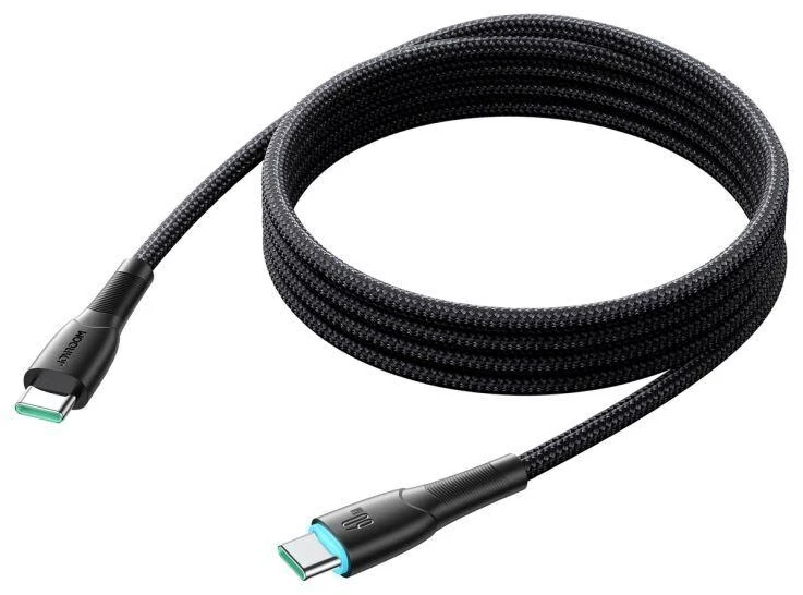 Joyroom Starry Series SA32-CC3 USB-C / USB-C kabelis 60W 1m – juodas