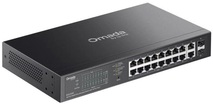 Ausinės Jungiklis TP-LINK ES220GP Omada Easy Managed
