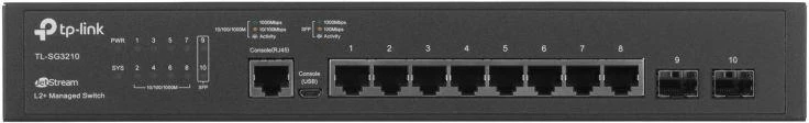 Tinklo Įranga - TP-LINK SG3210 8-Port 1Gbps L2+ L3 Jungiklis