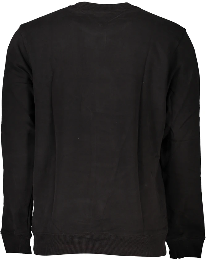 Juoda BLUZA MĘSKA TOMMY HILFIGER BEZ ZAMKA