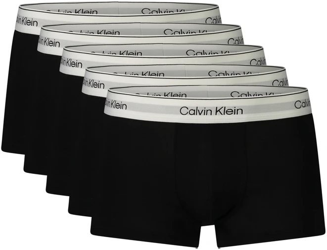 Juoda bokserki vyrams Calvin Klein LV00NB4390 – 5-pak