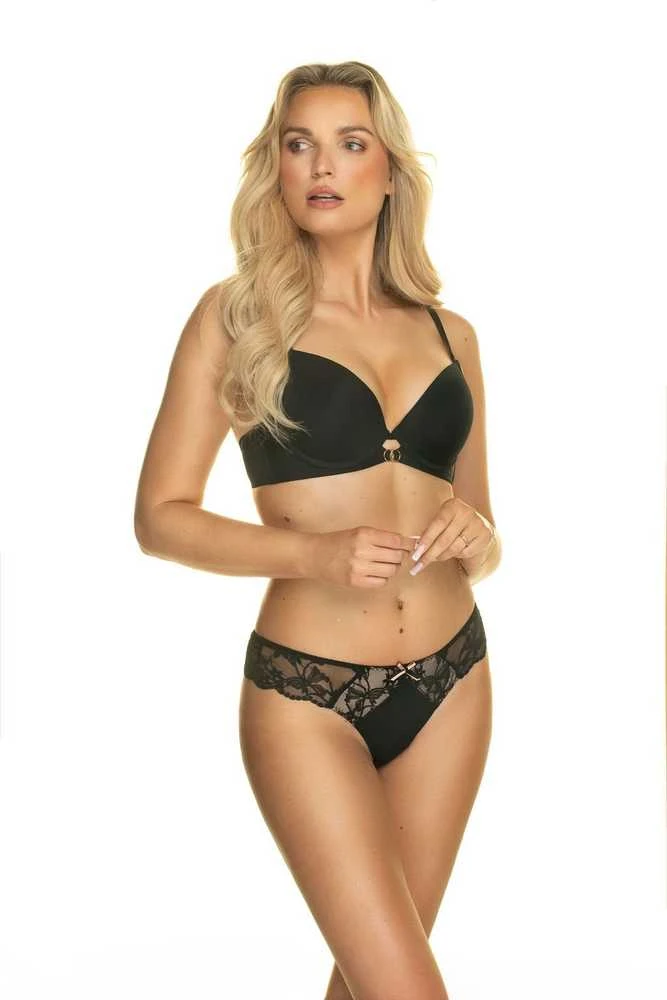 Juoda elegantiška liemenėlė Molly