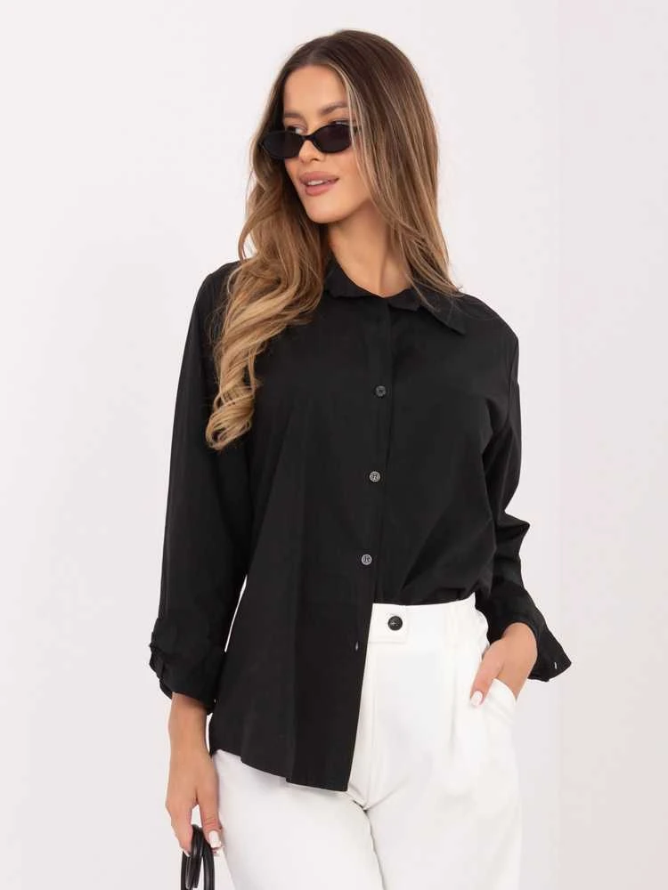 Juoda klasikinė moteriška palaidinė IT KS-97597.29